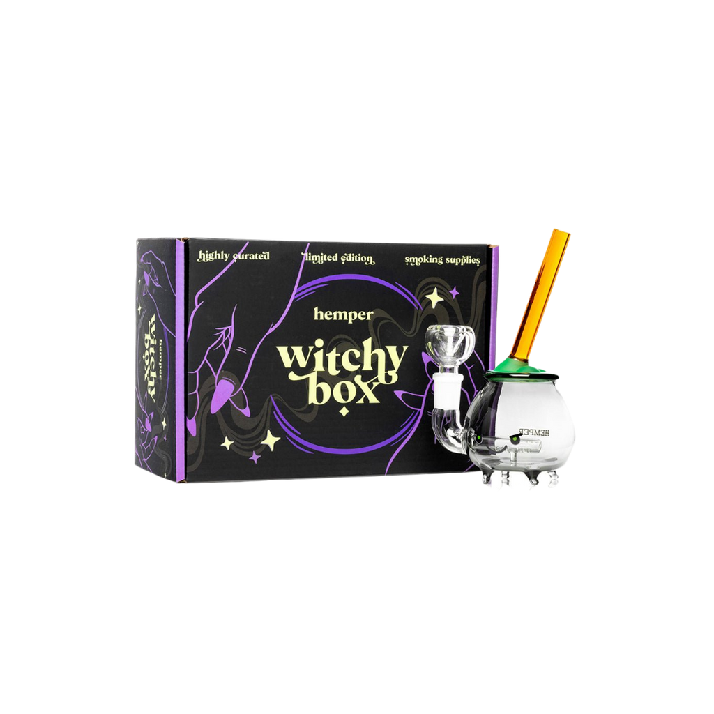 Witchy Cauldron Bong Box Hemper