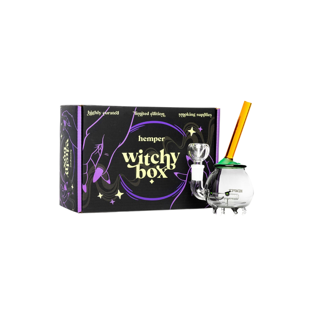 Witchy Cauldron Bong Box Hemper