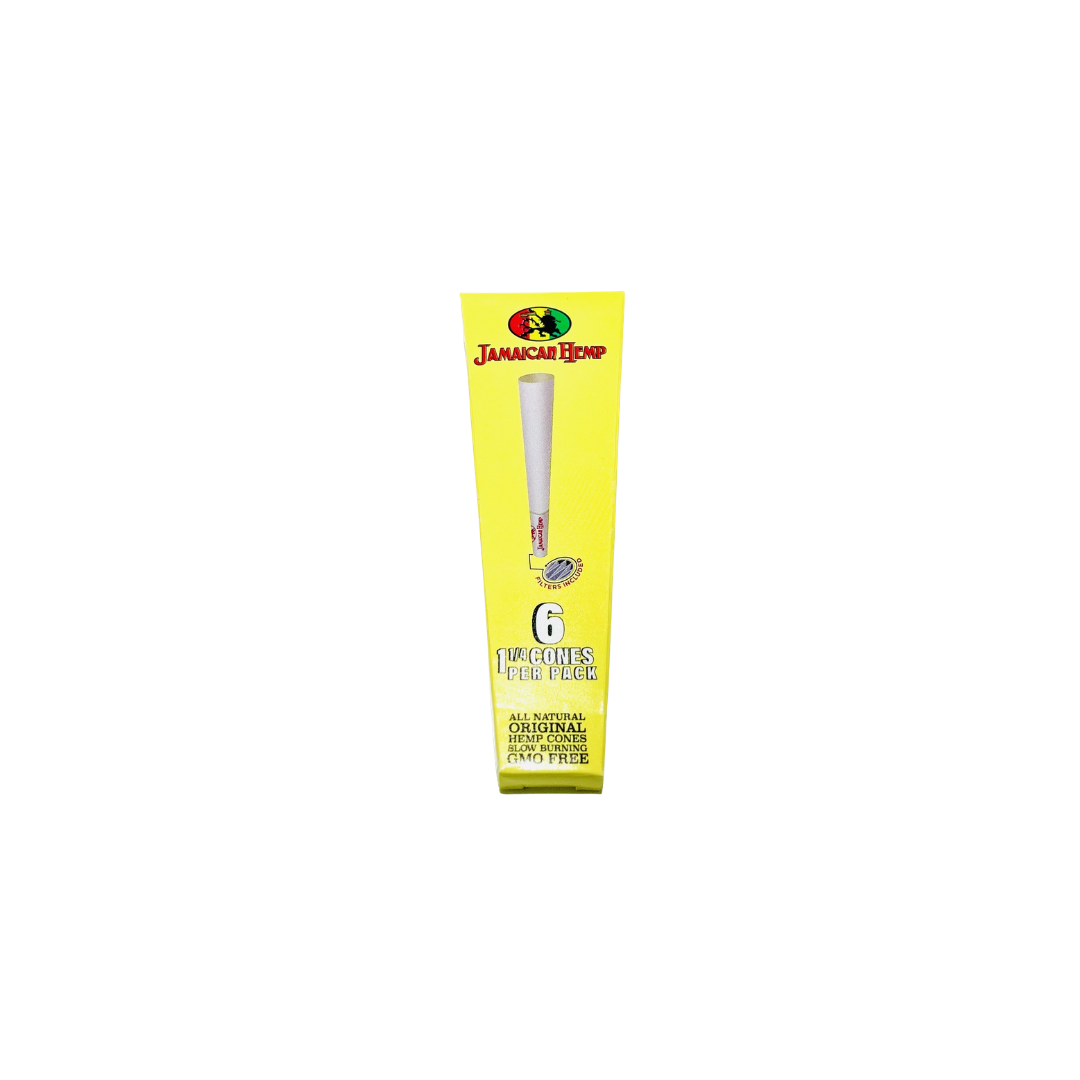 Jamaican Hemp Cone 6pcs 1.1/4