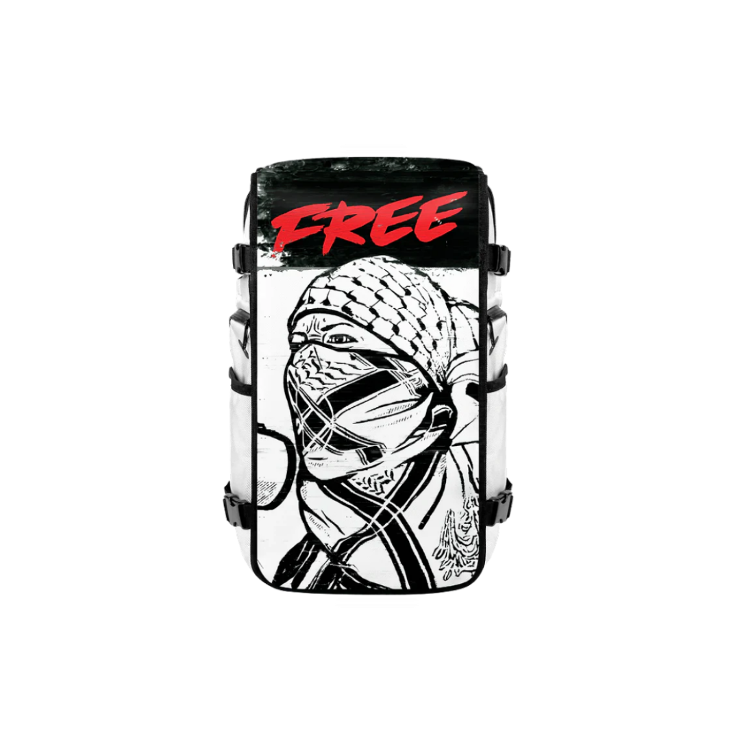 FREE PALESTINE WHITE-FACE OFF