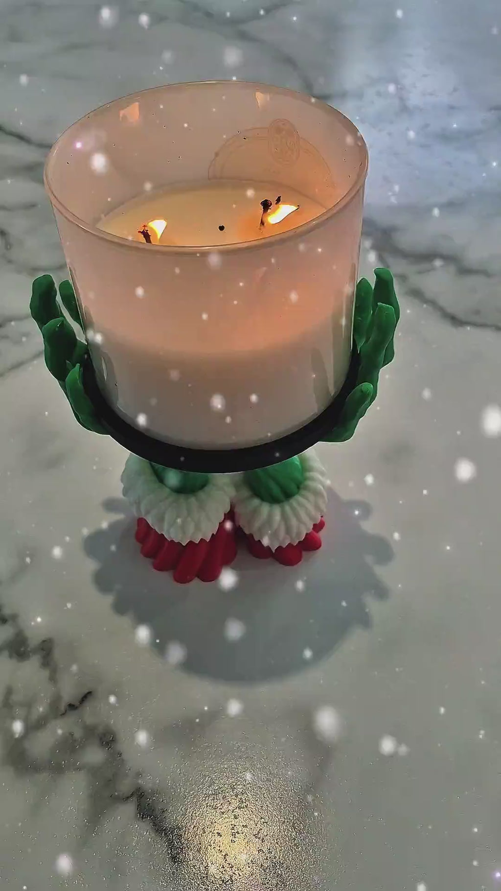 Grinch Candle Holder